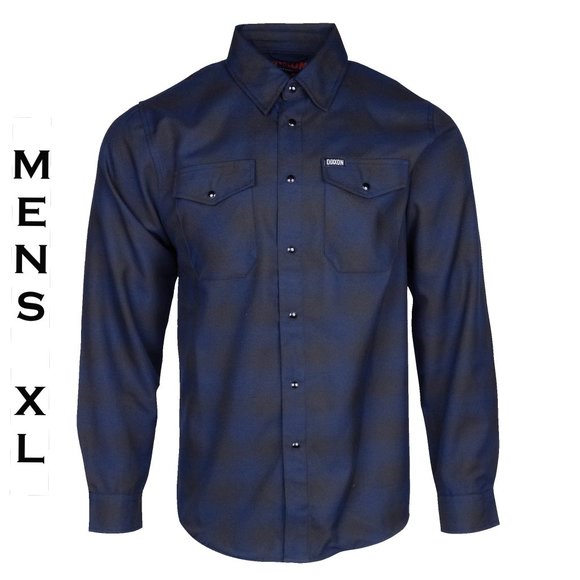 DIXXON FLANNEL - MIDNIGHT 10 YR - Men's XL - Picture 1 of 11